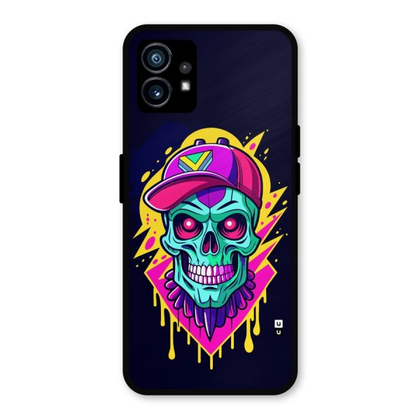 Skull In Cap Metal Back Case for Nothing Phone 1