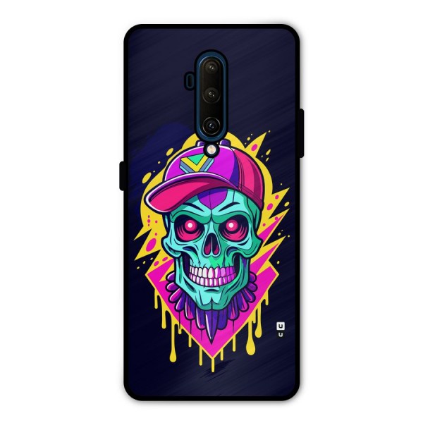 Skull In Cap Metal Back Case for OnePlus 7T Pro