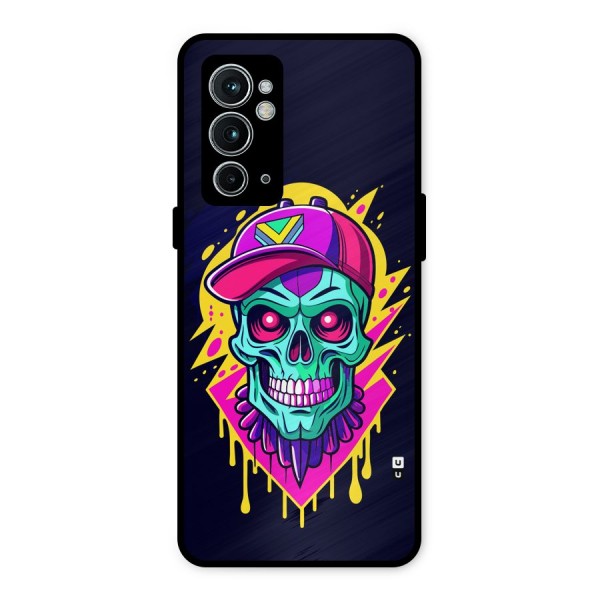 Skull In Cap Metal Back Case for OnePlus 9RT 5G