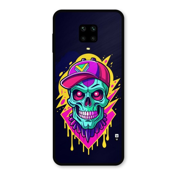 Skull In Cap Metal Back Case for Poco M2