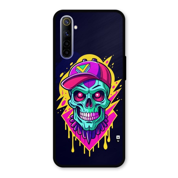 Skull In Cap Metal Back Case for Realme 6i