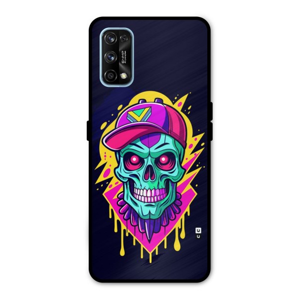 Skull In Cap Metal Back Case for Realme 7 Pro