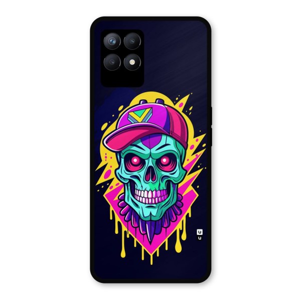 Skull In Cap Metal Back Case for Realme 8i