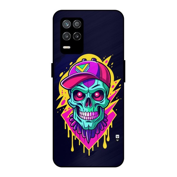 Skull In Cap Metal Back Case for Realme 8s 5G