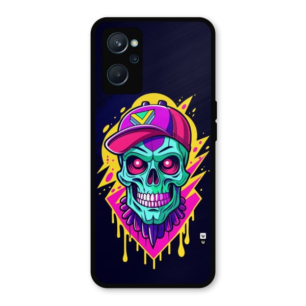 Skull In Cap Metal Back Case for Realme 9i