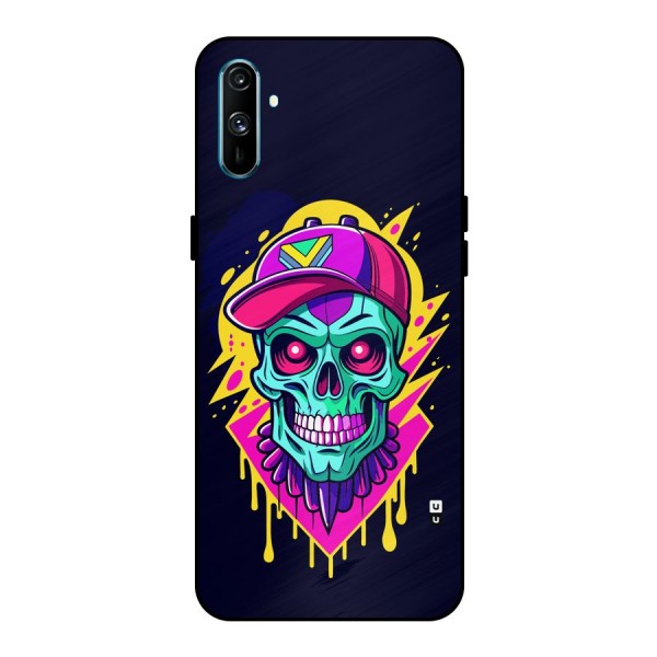 Skull In Cap Metal Back Case for Realme C3