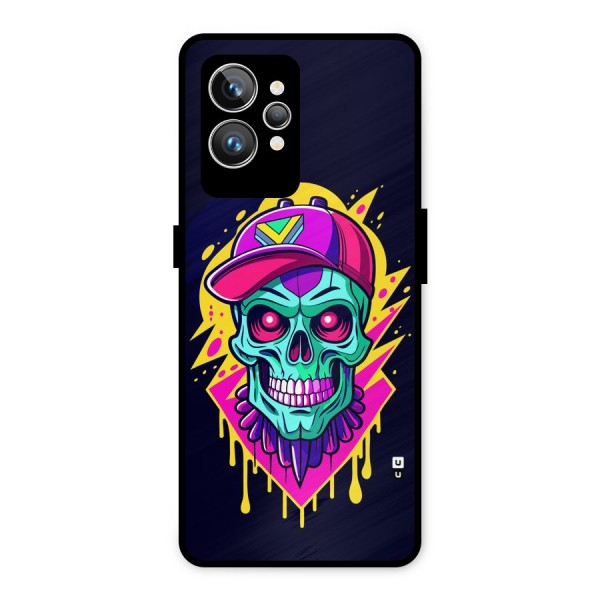 Skull In Cap Metal Back Case for Realme GT2 Pro