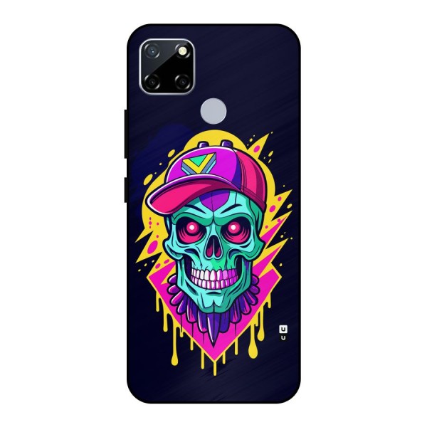 Skull In Cap Metal Back Case for Realme Narzo 20