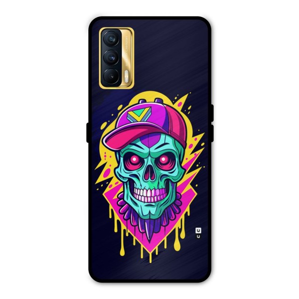 Skull In Cap Metal Back Case for Realme X7