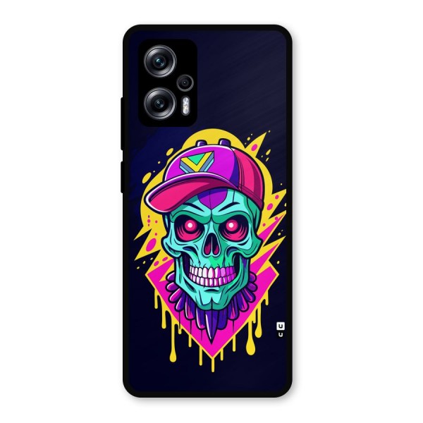 Skull In Cap Metal Back Case for Redmi K50i