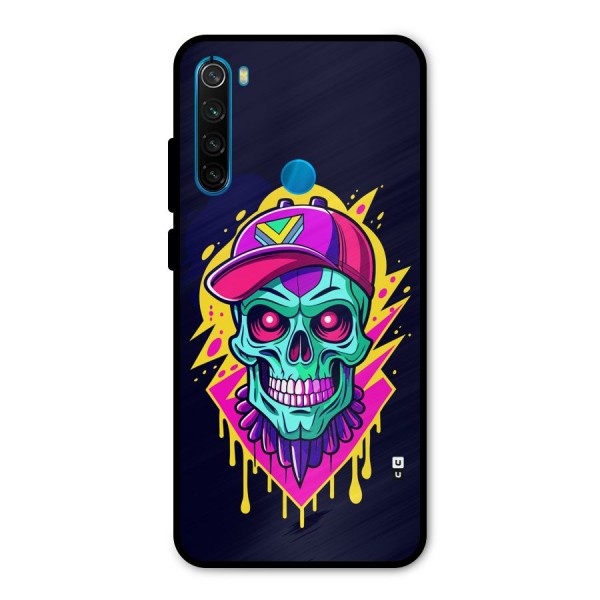 Skull In Cap Metal Back Case for Redmi Note 8