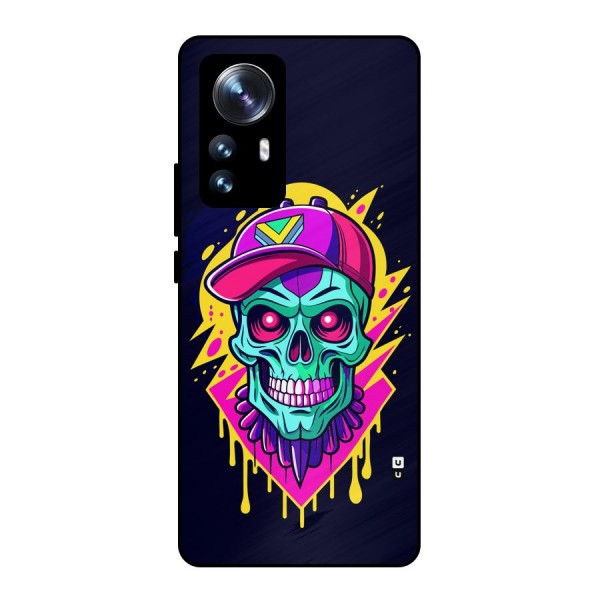 Skull In Cap Metal Back Case for Xiaomi 12 Pro