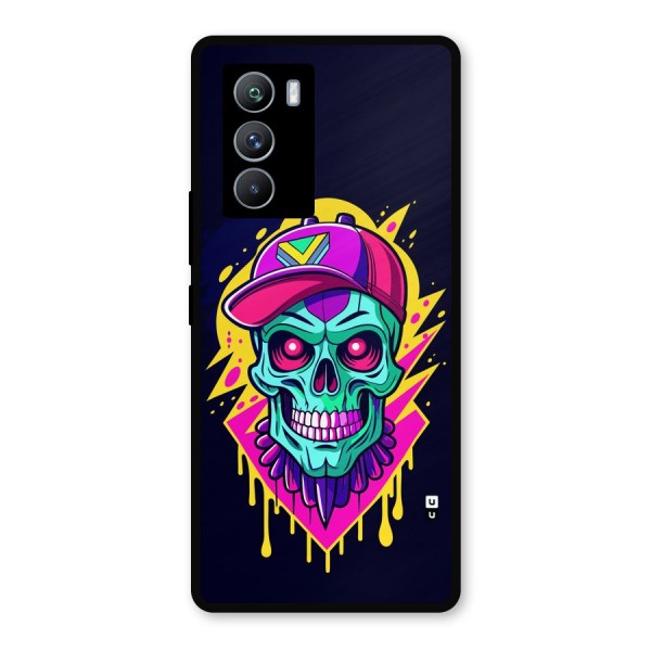 Skull In Cap Metal Back Case for iQOO 9 SE