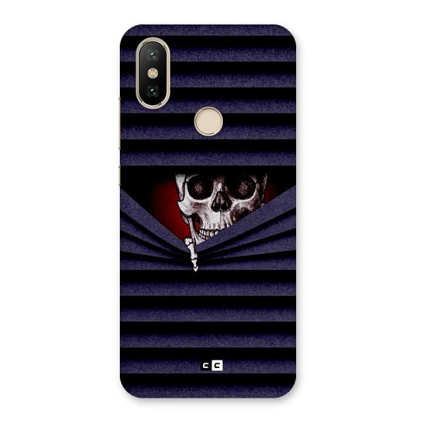 Skull Peak Back Case for Mi A2