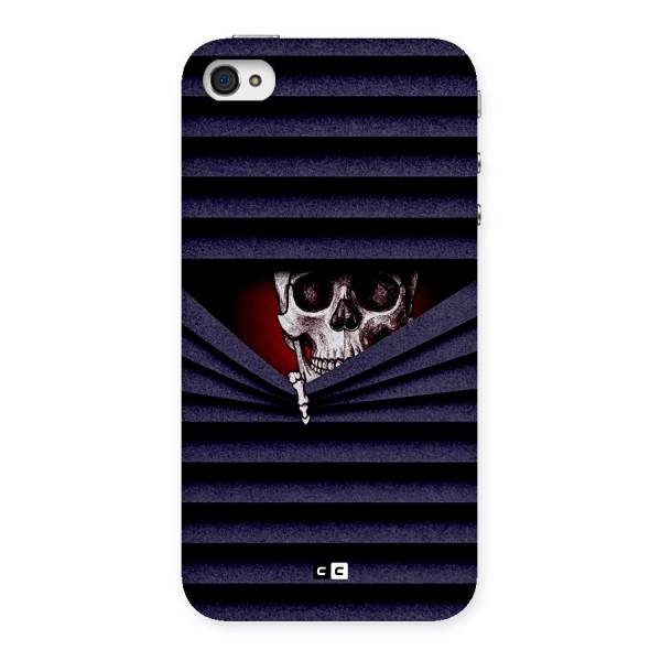 Skull Peak Back Case for iPhone 4 4s