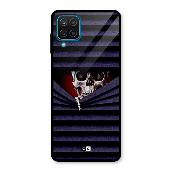 Skull Peak Glass Back Case for Galaxy A12