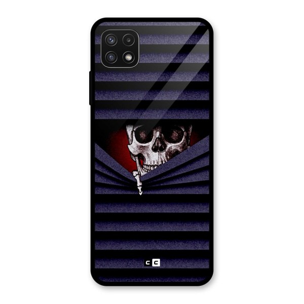 Skull Peak Glass Back Case for Galaxy A22 5G