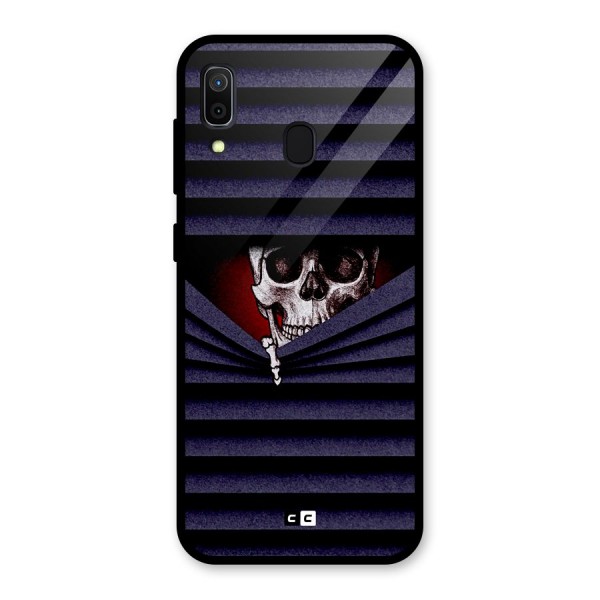 Skull Peak Glass Back Case for Galaxy A30