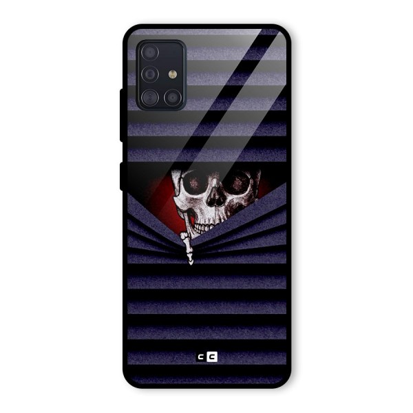 Skull Peak Glass Back Case for Galaxy A51