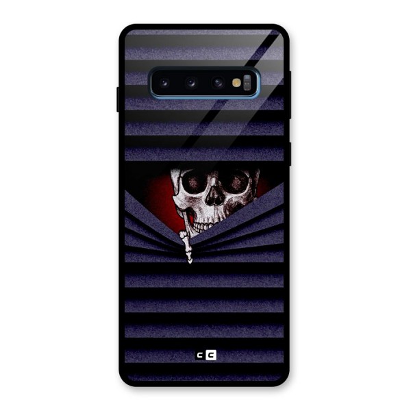 Skull Peak Glass Back Case for Galaxy S10