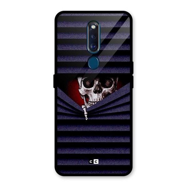 Skull Peak Glass Back Case for Oppo F11 Pro