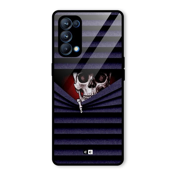 Skull Peak Glass Back Case for Oppo Reno5 Pro 5G