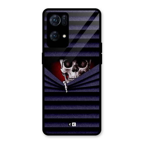 Skull Peak Glass Back Case for Oppo Reno7 Pro 5G