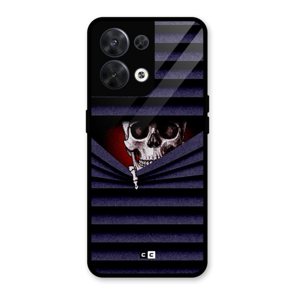 Skull Peak Glass Back Case for Oppo Reno8 5G