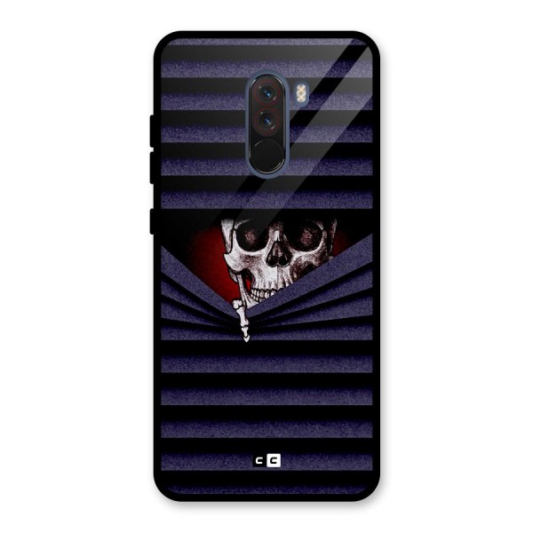 Skull Peak Glass Back Case for Poco F1