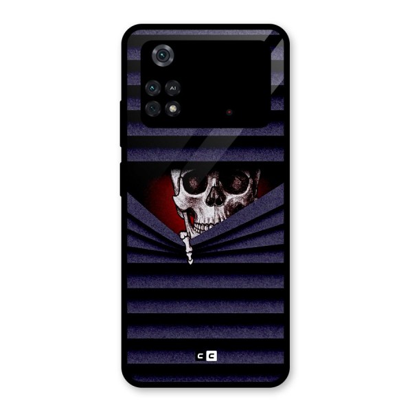 Skull Peak Glass Back Case for Poco M4 Pro 4G