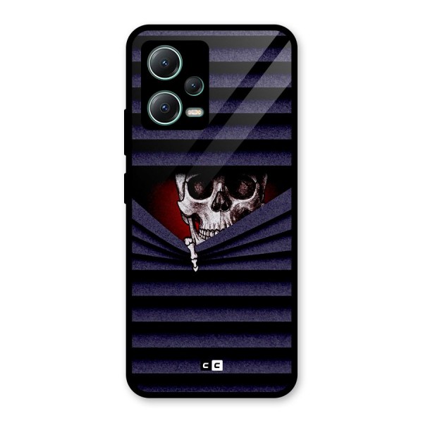 Skull Peak Glass Back Case for Poco X5