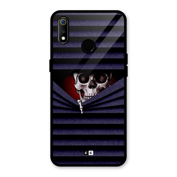 Skull Peak Glass Back Case for Realme 3