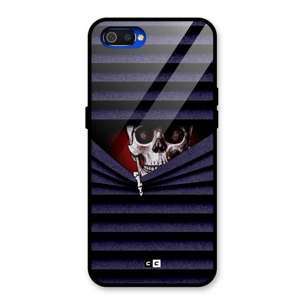 Skull Peak Glass Back Case for Realme C2