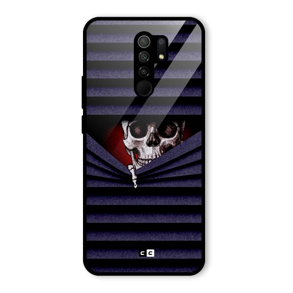 Skull Peak Glass Back Case for Redmi 9 Prime