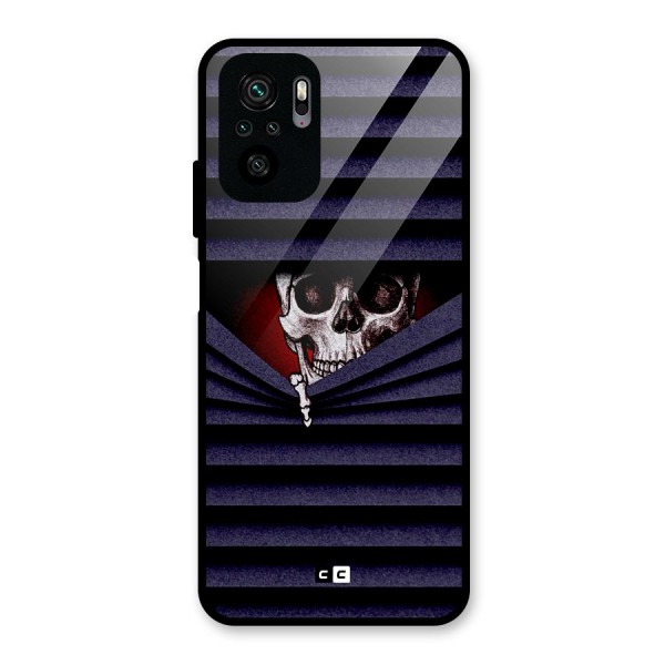 Skull Peak Glass Back Case for Redmi Note 10