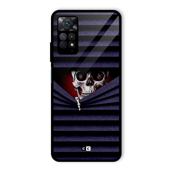 Skull Peak Glass Back Case for Redmi Note 11 Pro