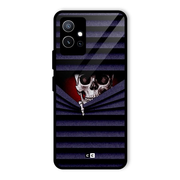 Skull Peak Glass Back Case for Vivo T1 5G