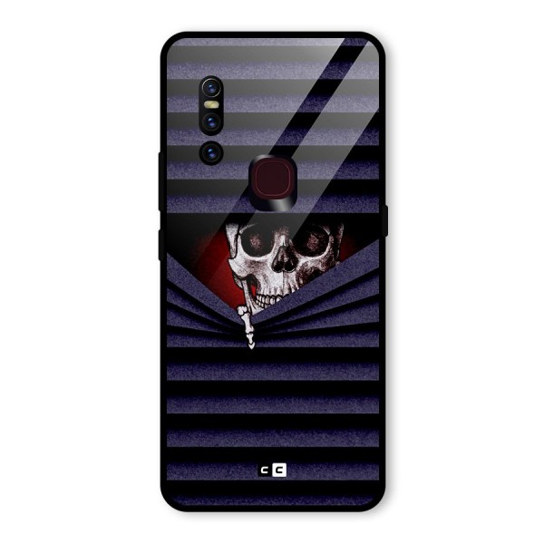 Skull Peak Glass Back Case for Vivo V15