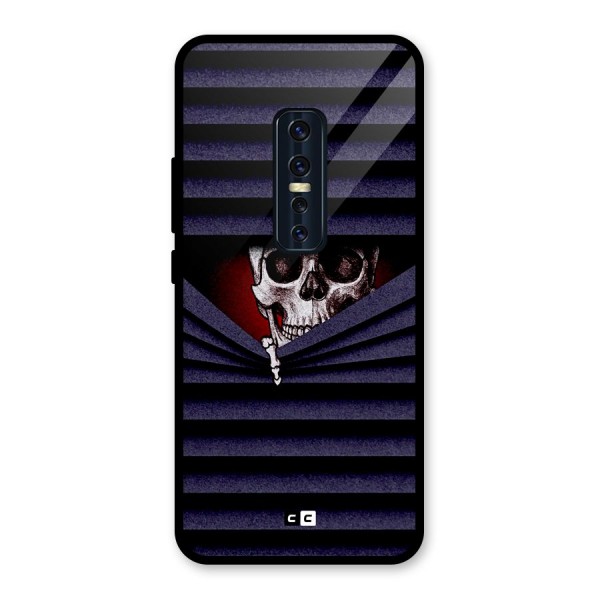 Skull Peak Glass Back Case for Vivo V17 Pro