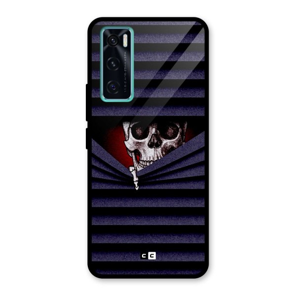 Skull Peak Glass Back Case for Vivo V20 SE