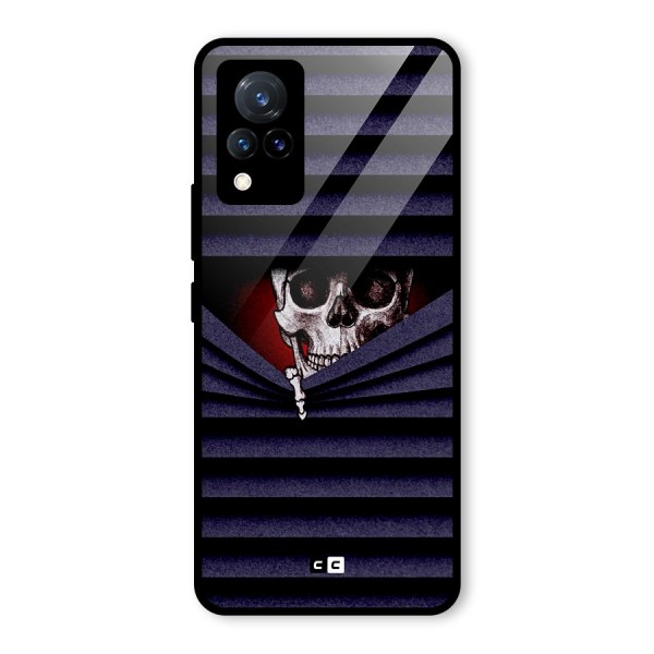 Skull Peak Glass Back Case for Vivo V21 5G