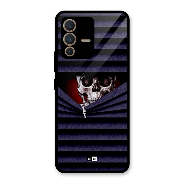 Skull Peak Glass Back Case for Vivo V23 5G