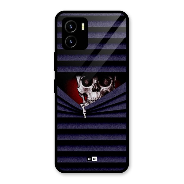 Skull Peak Glass Back Case for Vivo Y15s