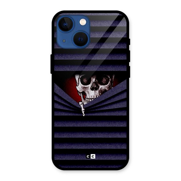 Skull Peak Glass Back Case for iPhone 13 Mini