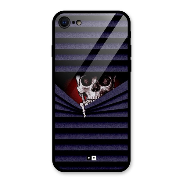 Skull Peak Glass Back Case for iPhone 8