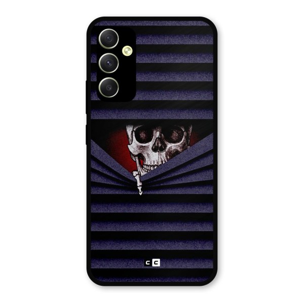 Skull Peak Metal Back Case for Galaxy A34