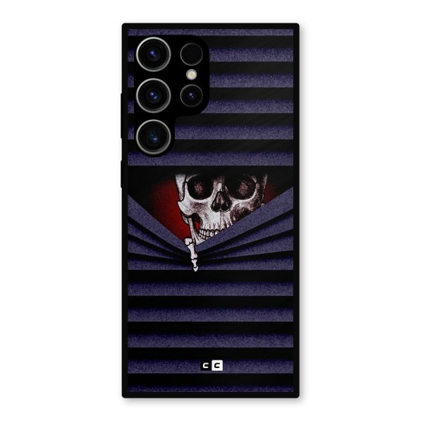 Skull Peak Metal Back Case for Galaxy S23 Ultra