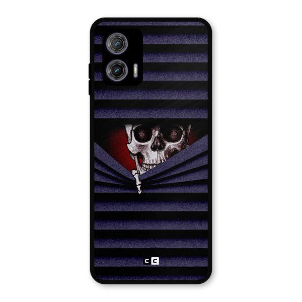 Skull Peak Metal Back Case for Moto G73