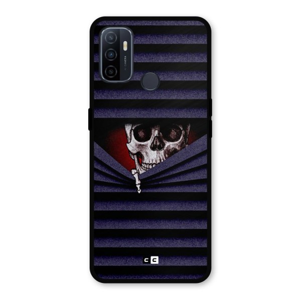 Skull Peak Metal Back Case for Oppo A53