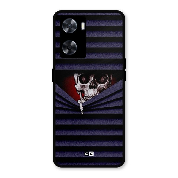 Skull Peak Metal Back Case for Oppo A57 2022